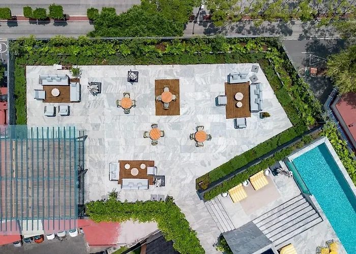 Apartment Design Bathtub Rooftop Pool, Gym, Bbq